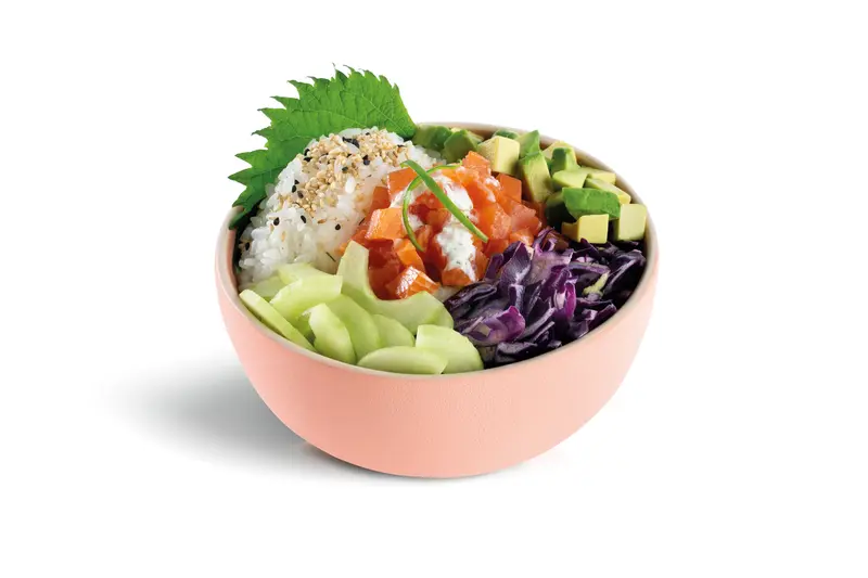 poke bowl truite gravlax