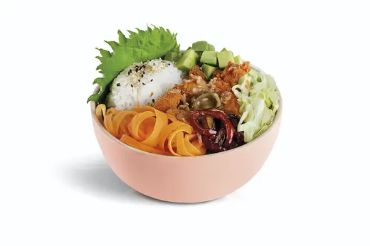 poke bowl poulet
