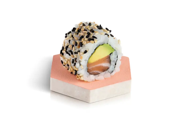 california roll saumon avocat